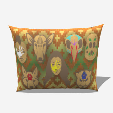 Seven Clans Pet Bed