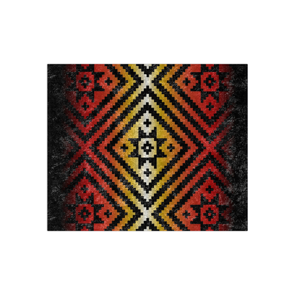 Noonday Sun Fire Color - Crushed Velvet Blanket