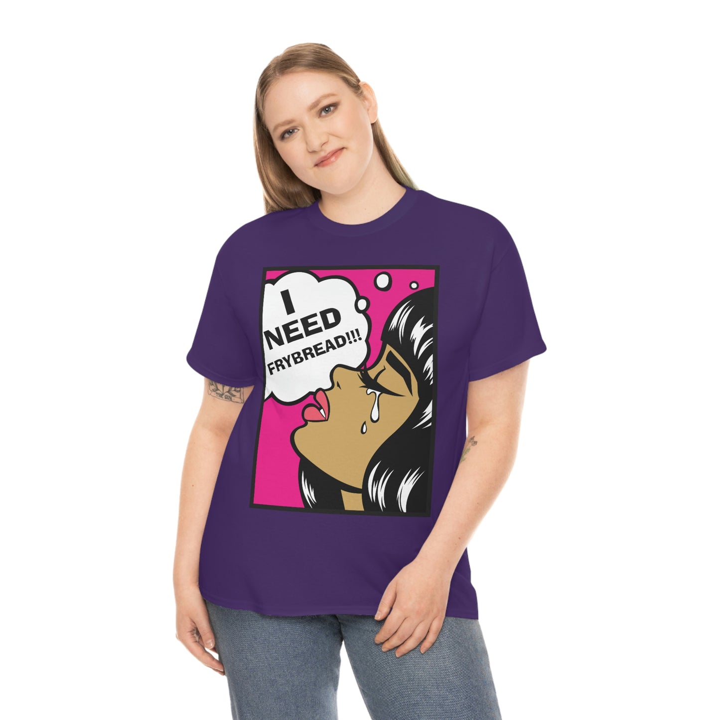 I Need Frybread Unisex Heavy Cotton Tee