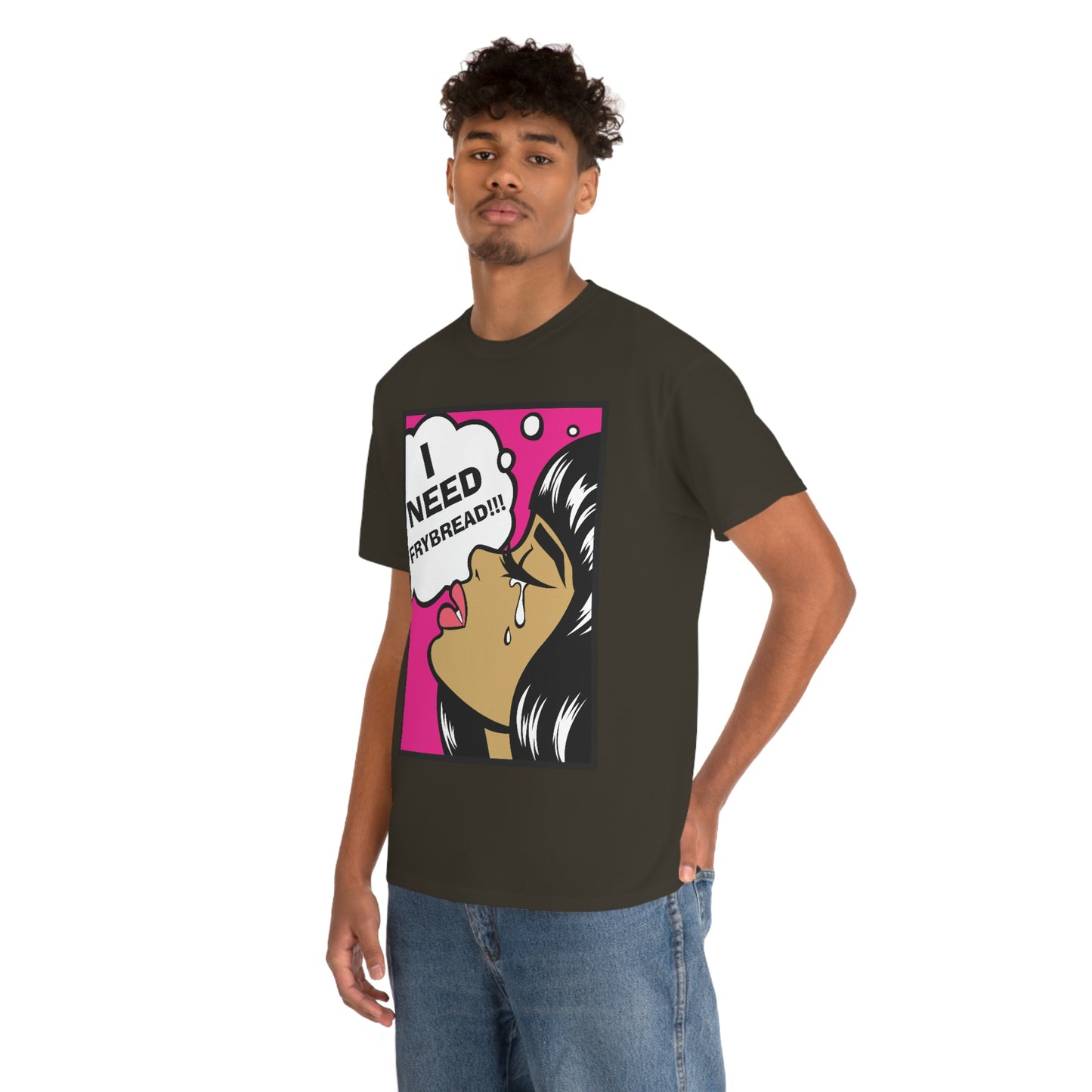 I Need Frybread Unisex Heavy Cotton Tee