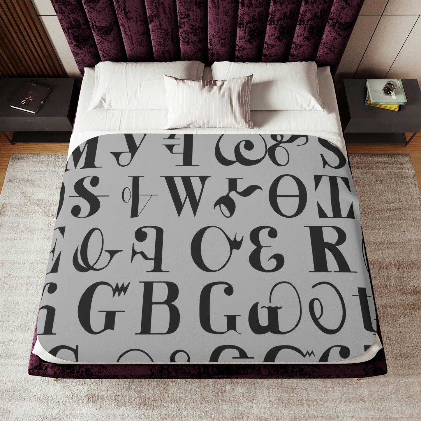 Syllabary Sherpa Blanket