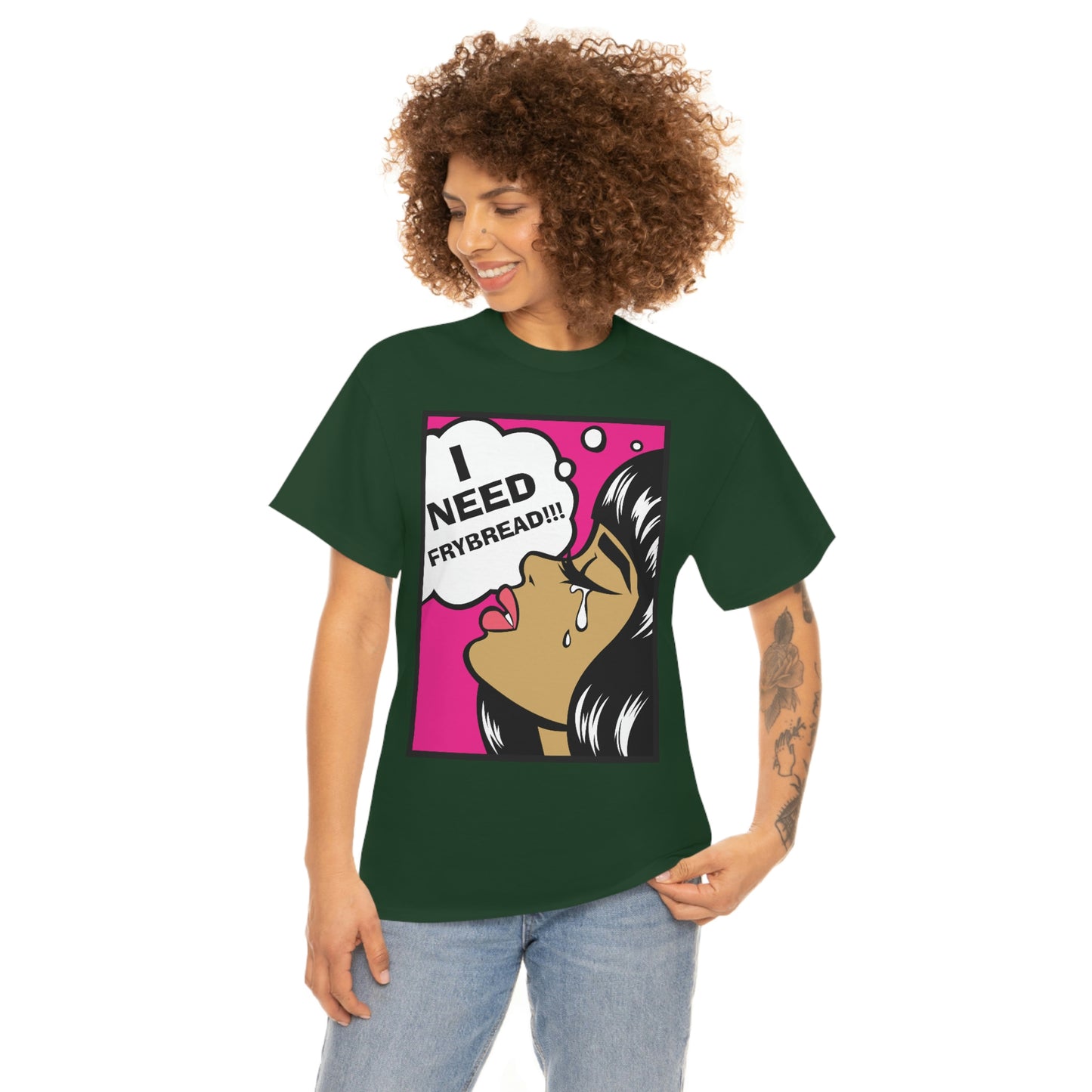 I Need Frybread Unisex Heavy Cotton Tee