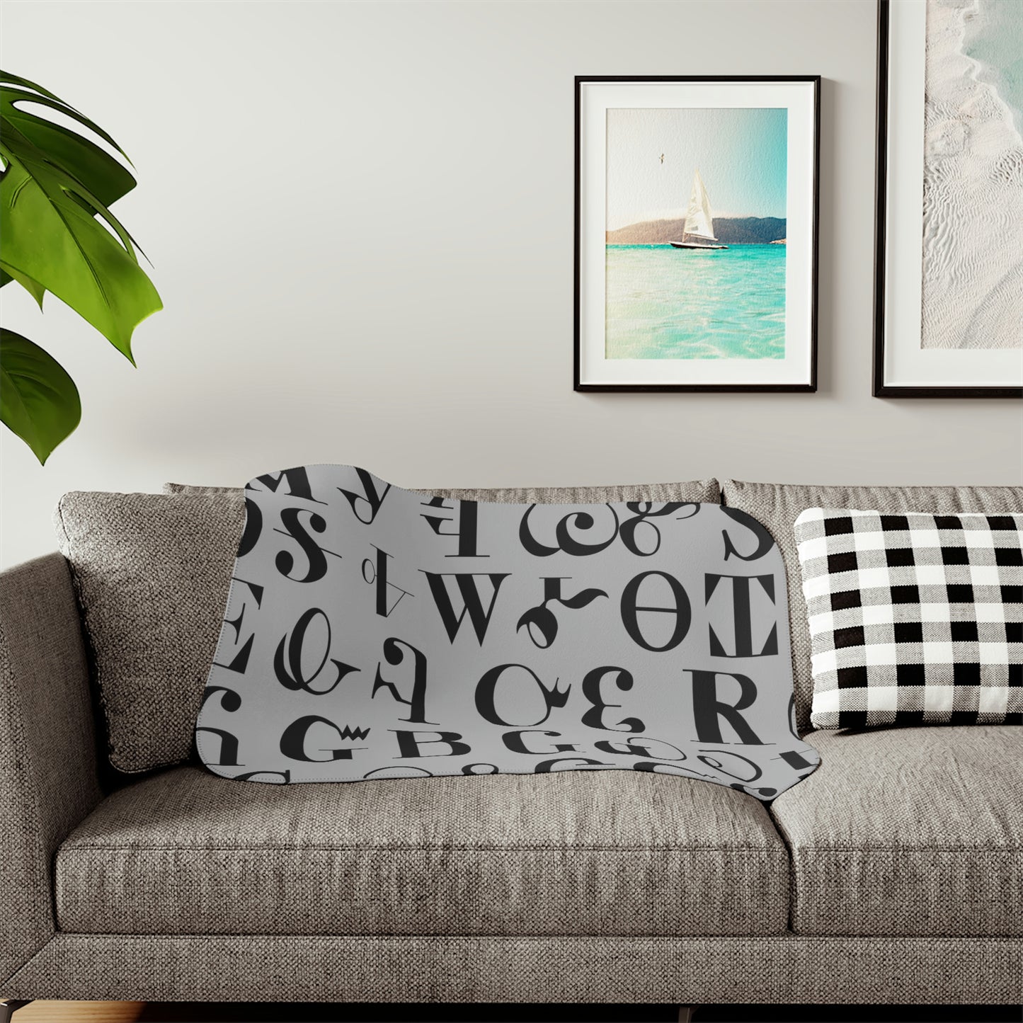 Syllabary Sherpa Blanket