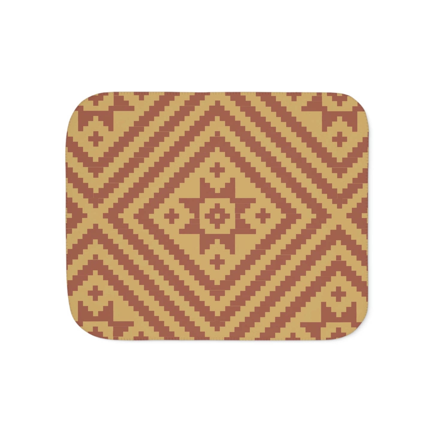 Brown Noonday Sun Sherpa Blanket