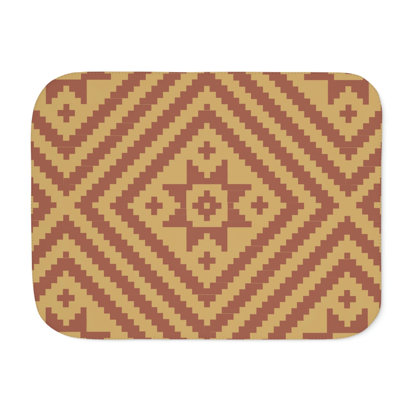 Brown Noonday Sun Sherpa Blanket