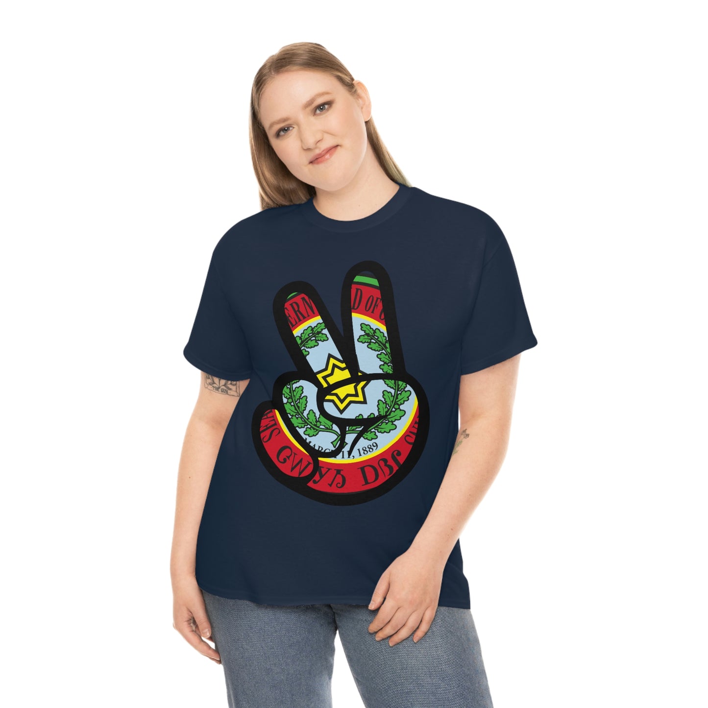 GWY Peace Unisex Heavy Cotton Tee