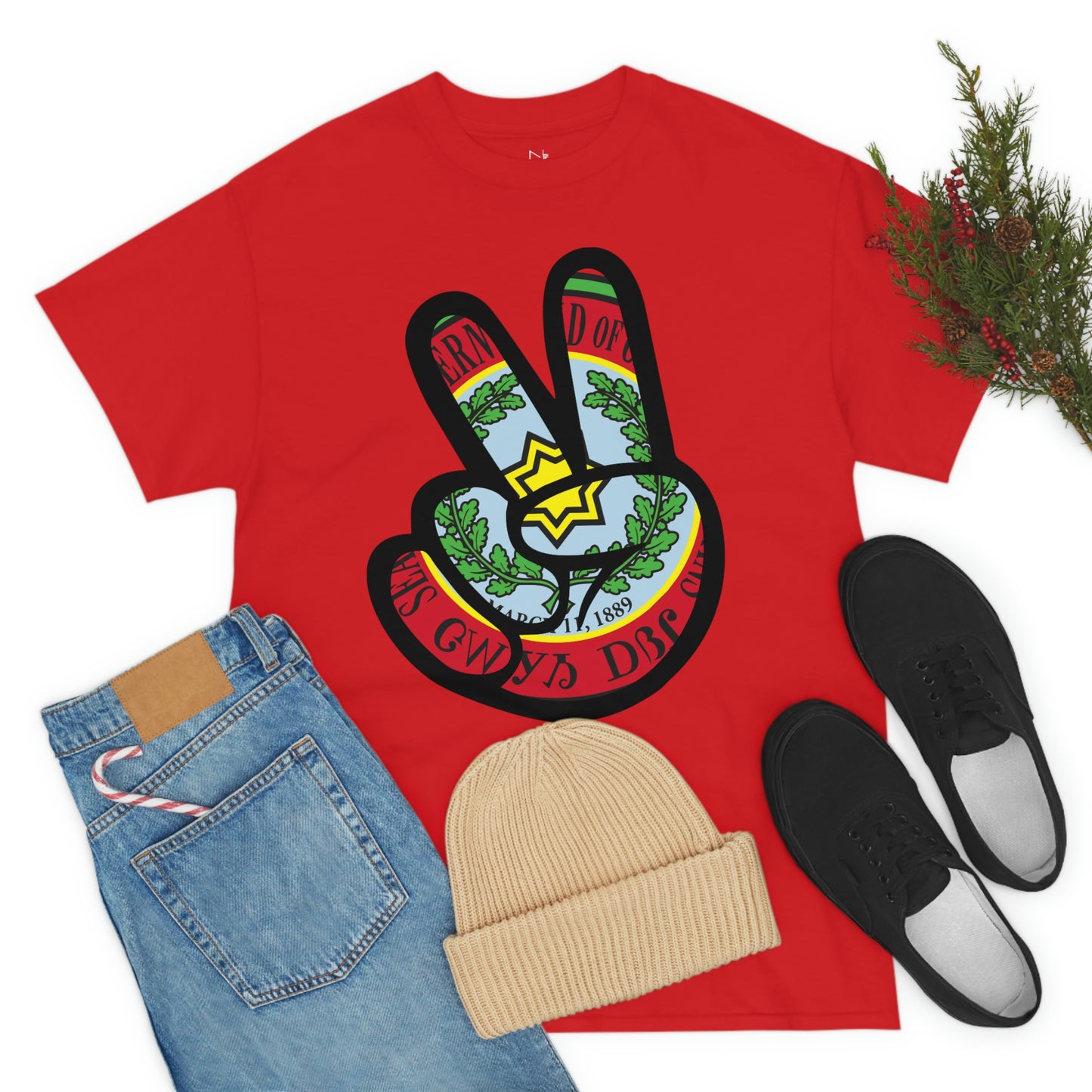 GWY Peace Unisex Heavy Cotton Tee