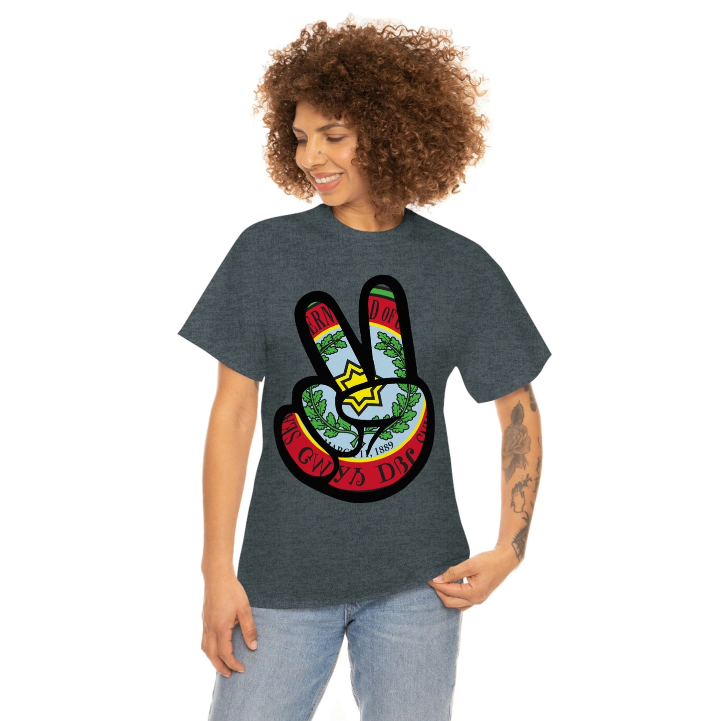 GWY Peace Unisex Heavy Cotton Tee