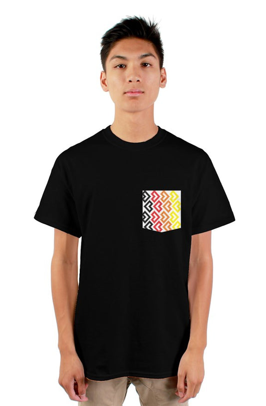 Tribal Hearts of Fire Men's Pocket T