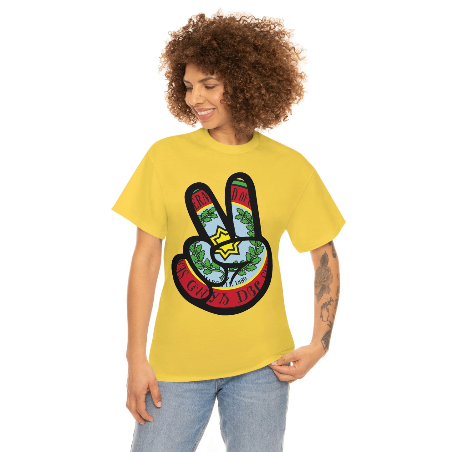 GWY Peace Unisex Heavy Cotton Tee