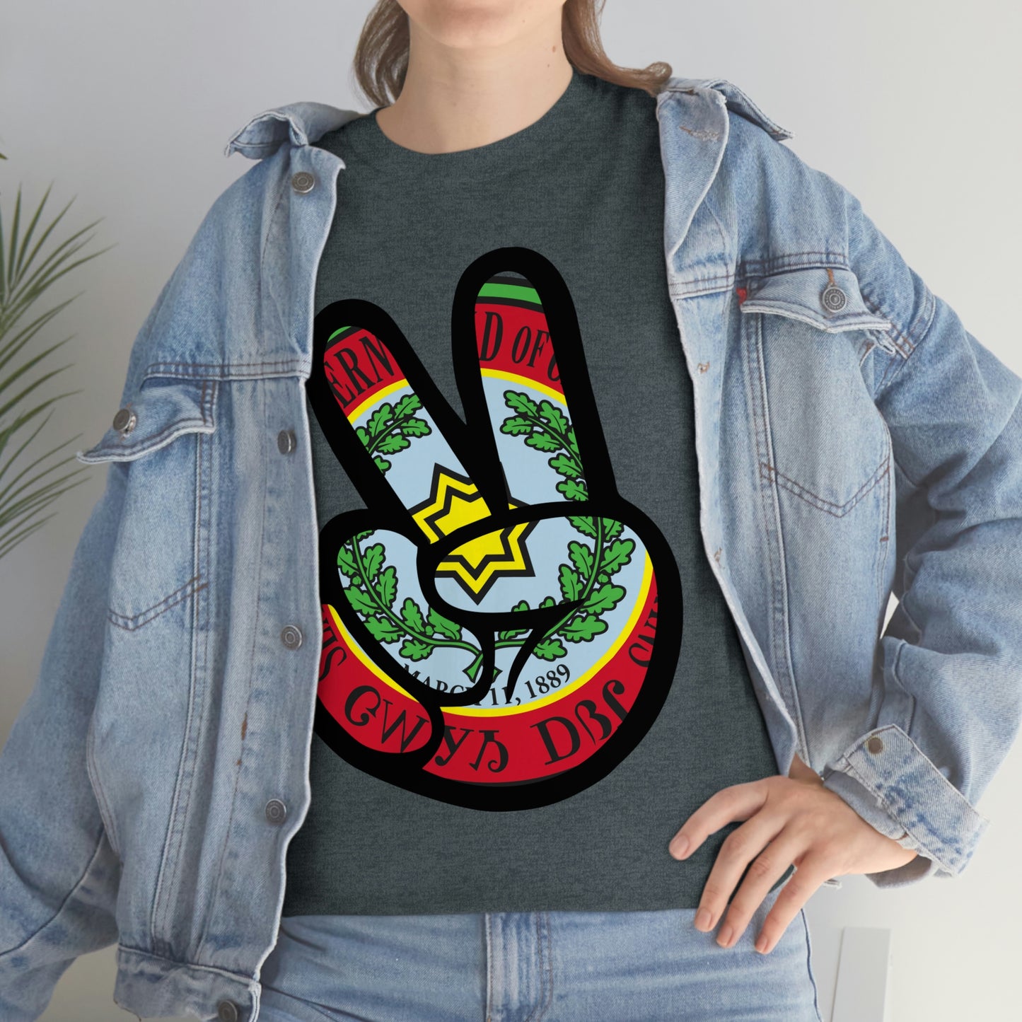 GWY Peace Unisex Heavy Cotton Tee