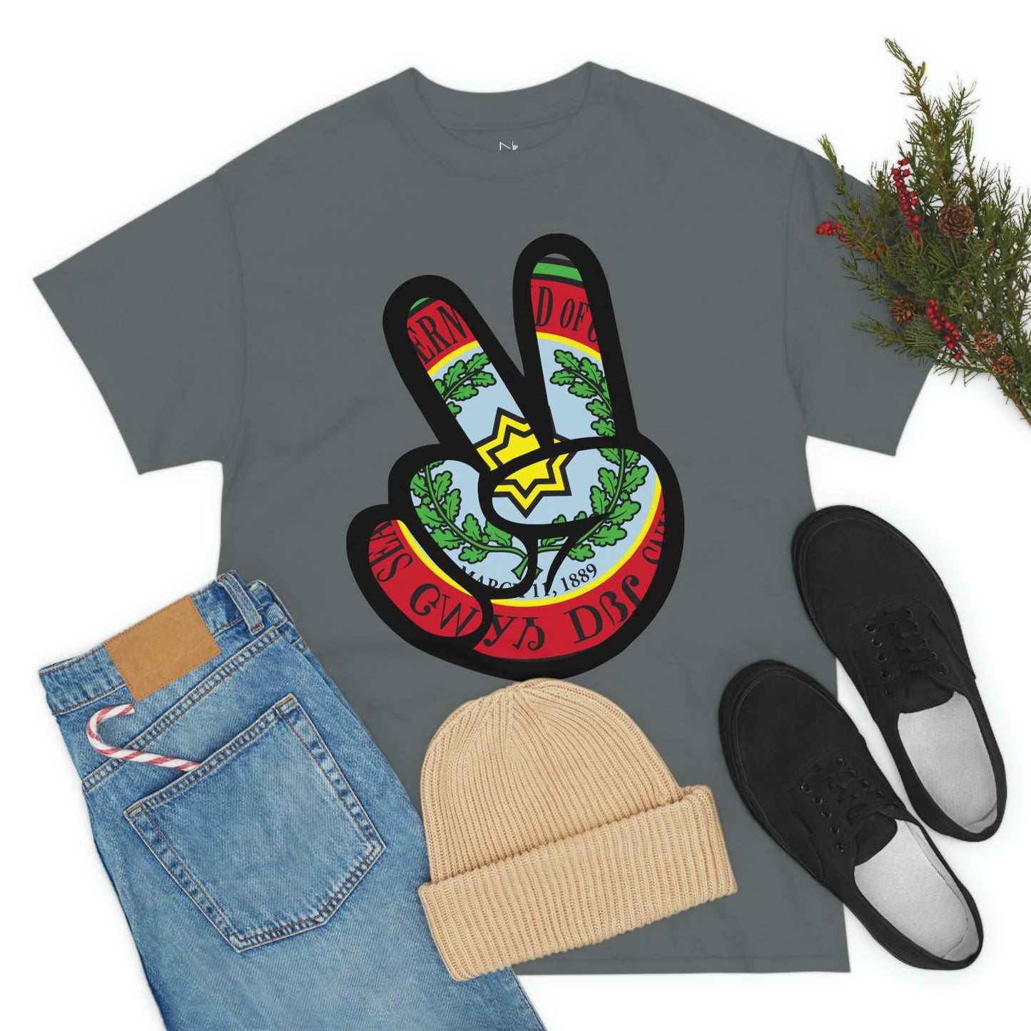 GWY Peace Unisex Heavy Cotton Tee