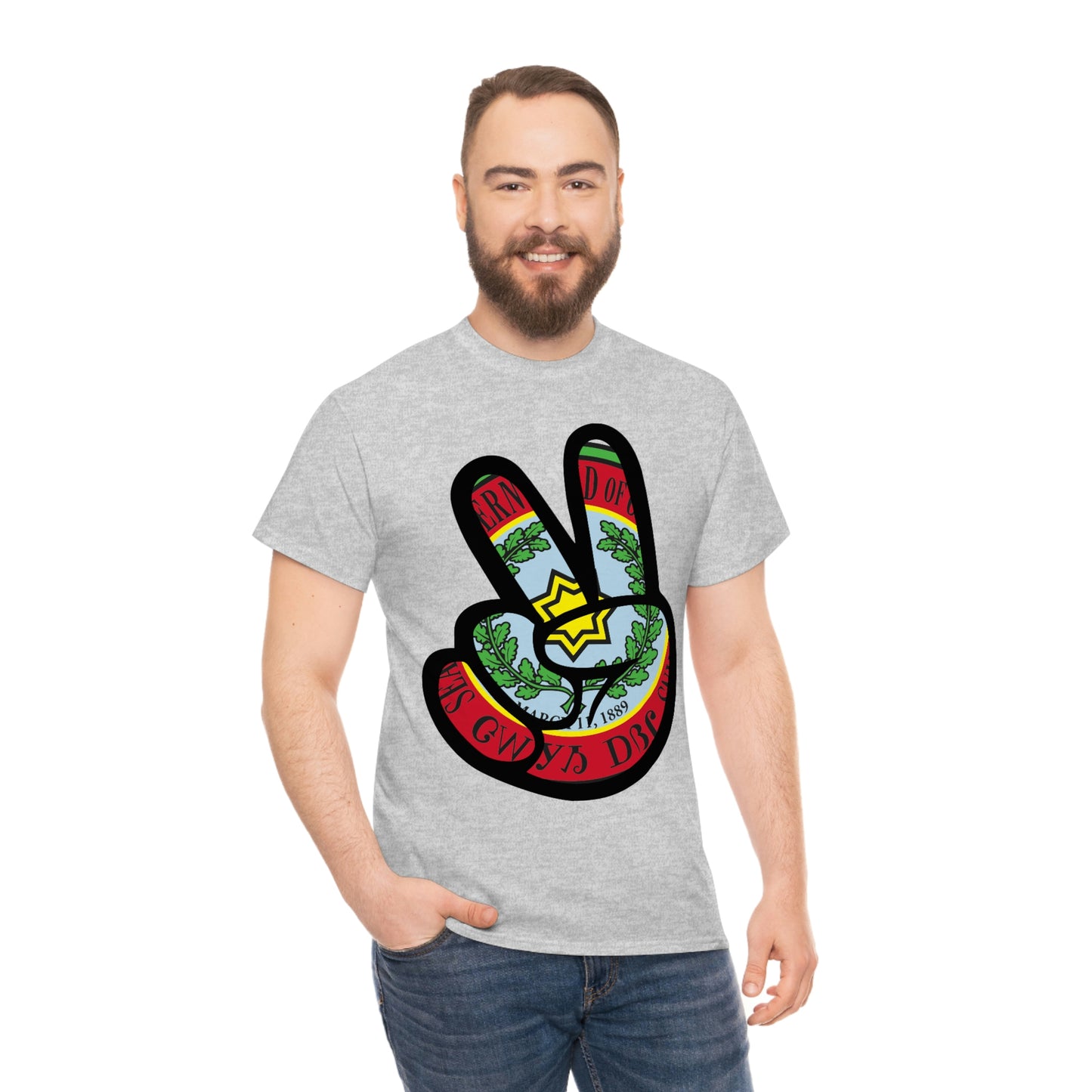 GWY Peace Unisex Heavy Cotton Tee