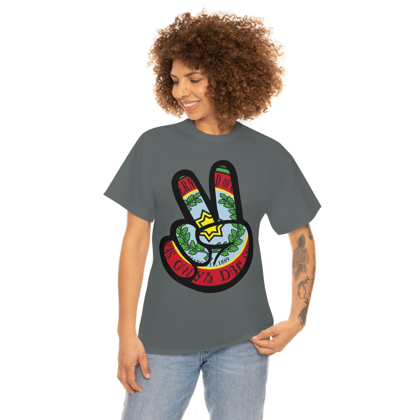 GWY Peace Unisex Heavy Cotton Tee