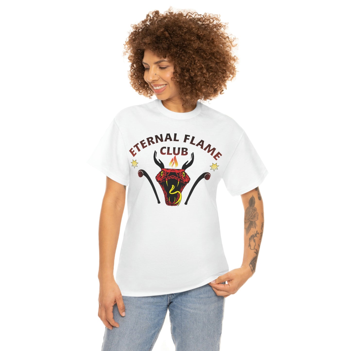 Eternal Flame Club Unisex Heavy Cotton Tee
