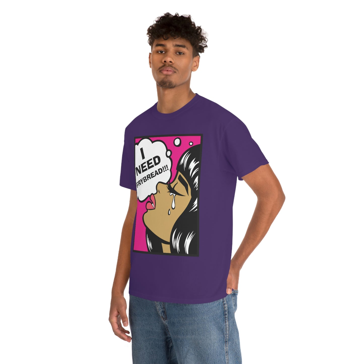 I Need Frybread Unisex Heavy Cotton Tee