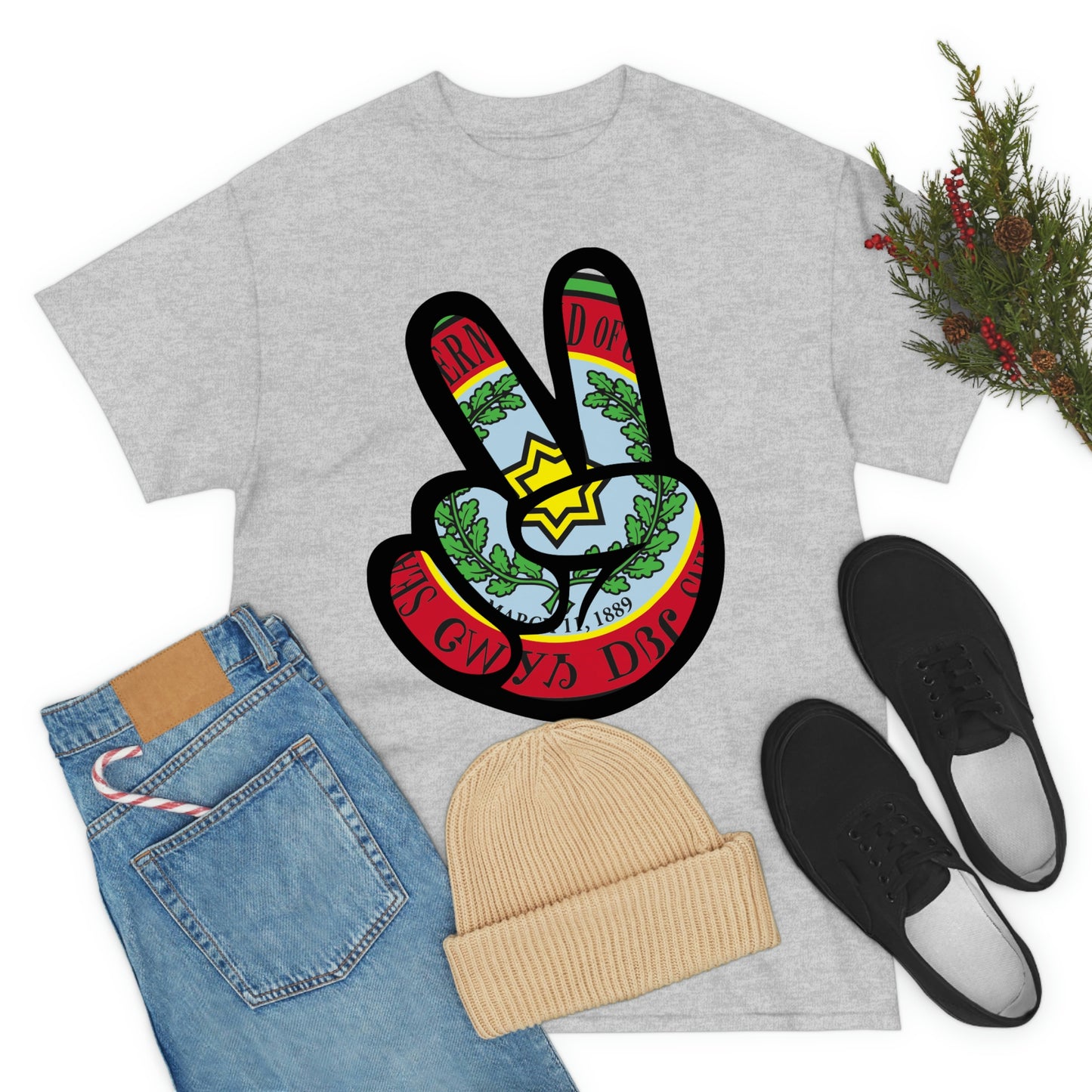 GWY Peace Unisex Heavy Cotton Tee