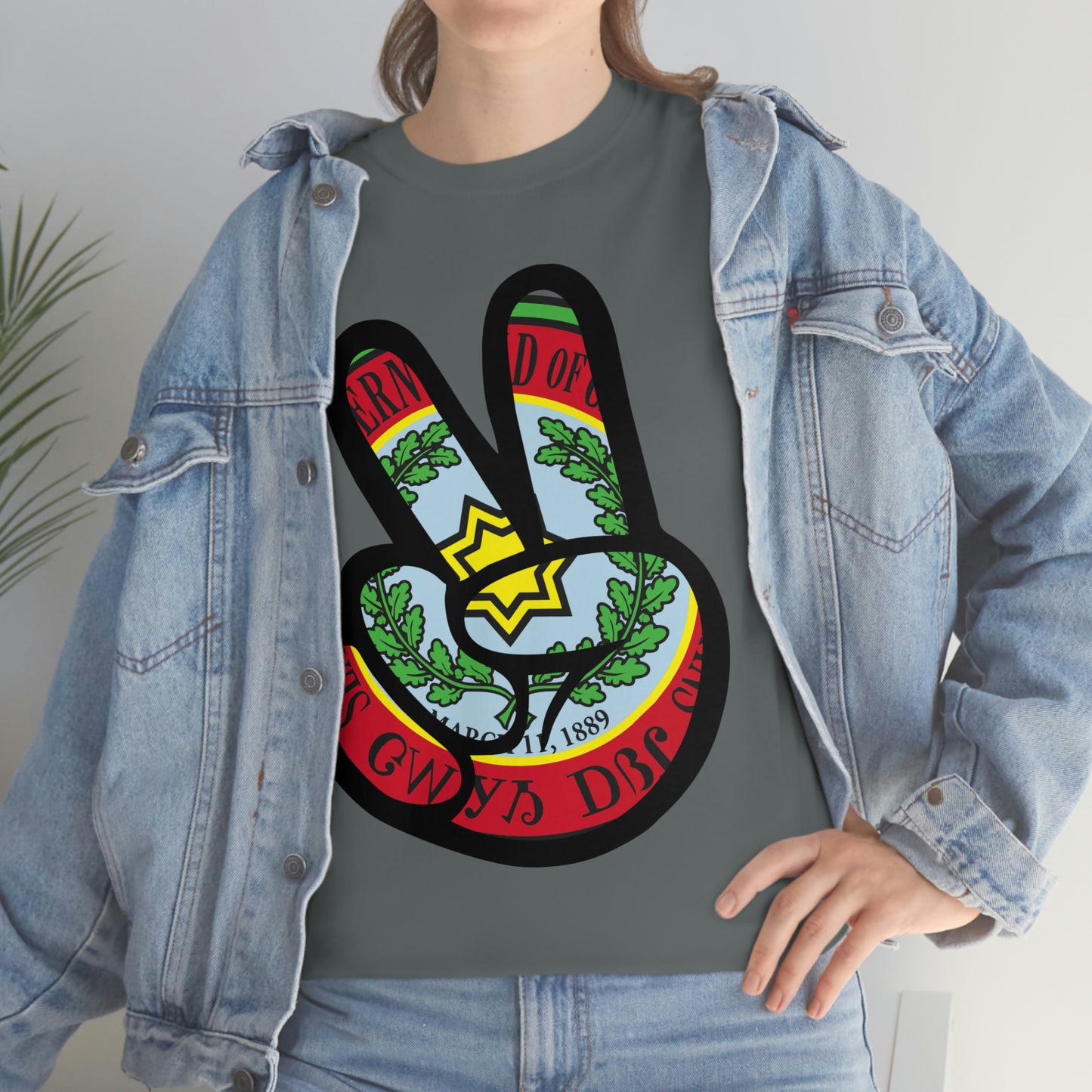 GWY Peace Unisex Heavy Cotton Tee