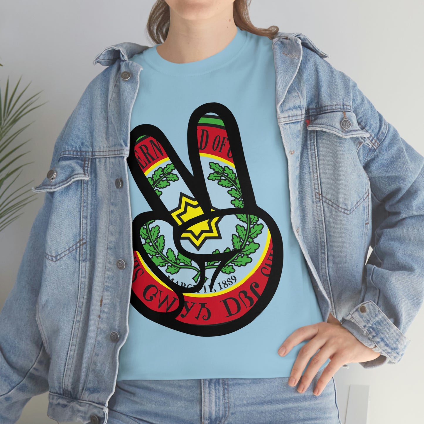 GWY Peace Unisex Heavy Cotton Tee