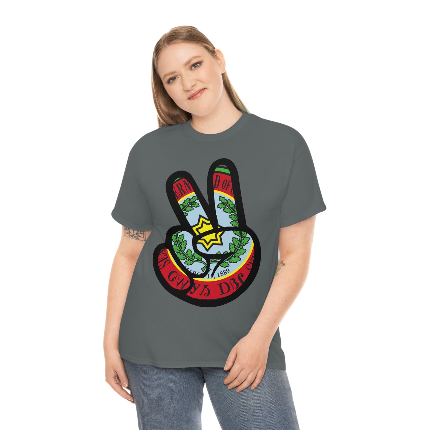 GWY Peace Unisex Heavy Cotton Tee