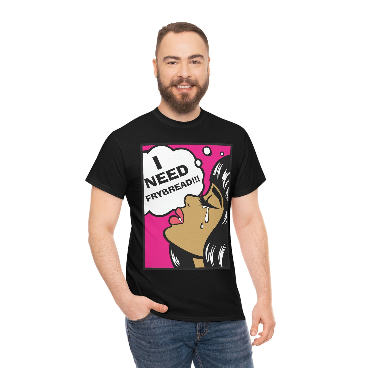I Need Frybread Unisex Heavy Cotton Tee
