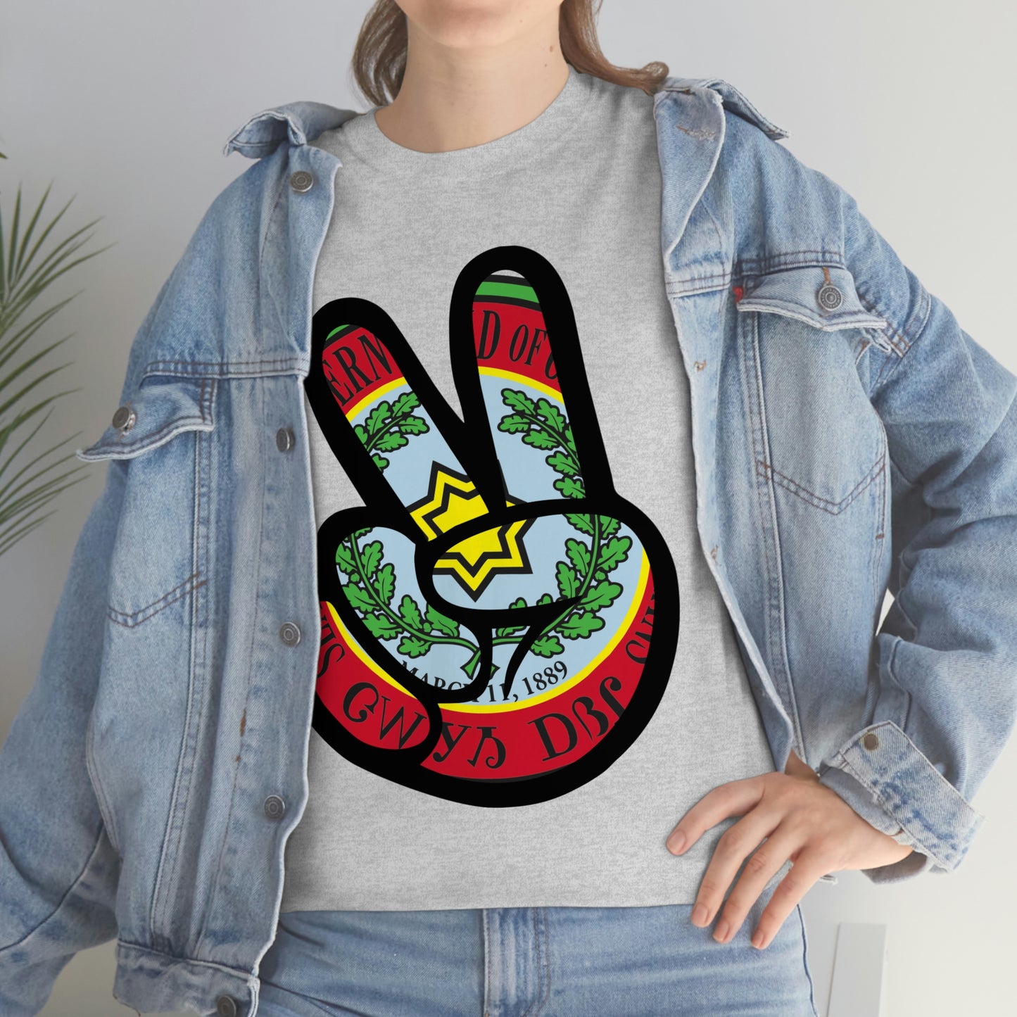 GWY Peace Unisex Heavy Cotton Tee