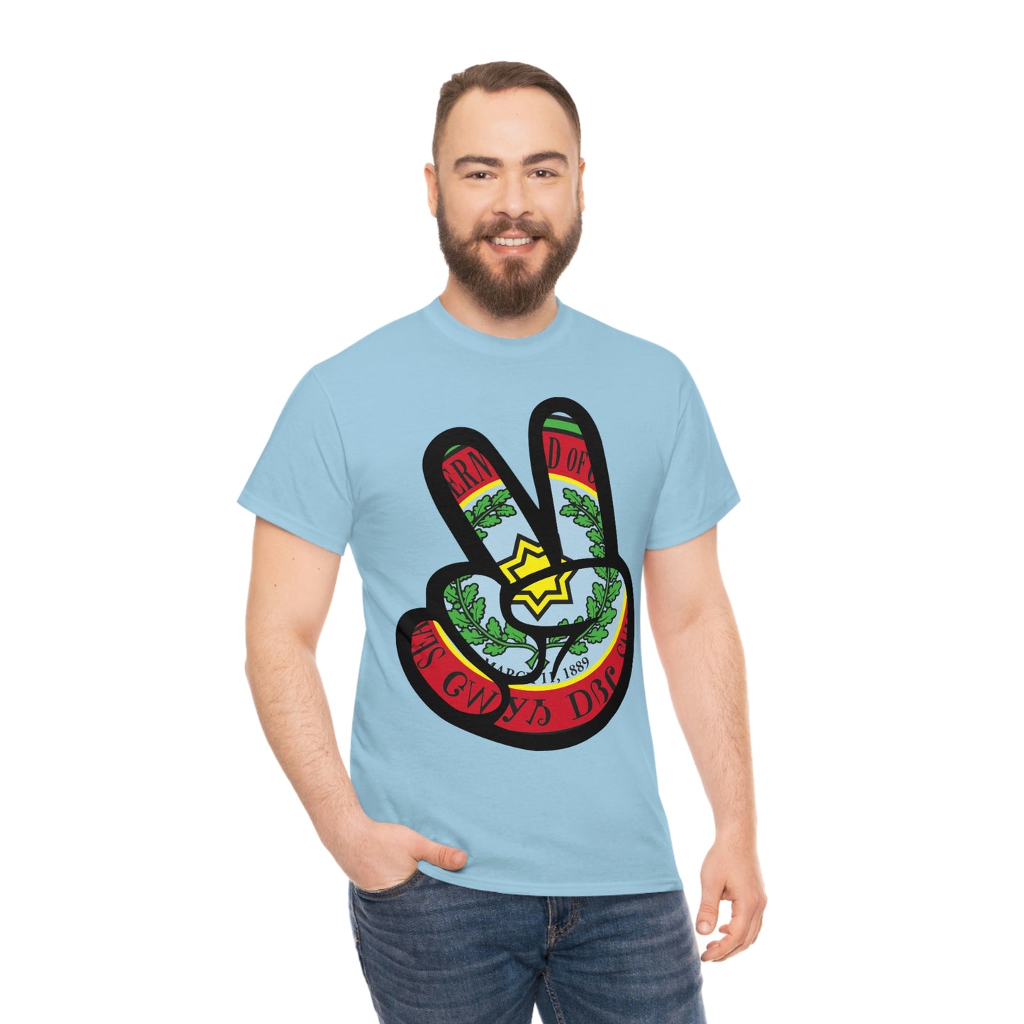 GWY Peace Unisex Heavy Cotton Tee
