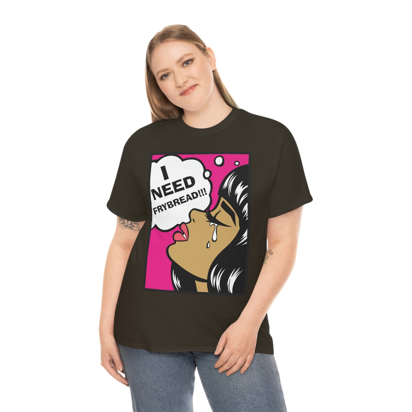I Need Frybread Unisex Heavy Cotton Tee