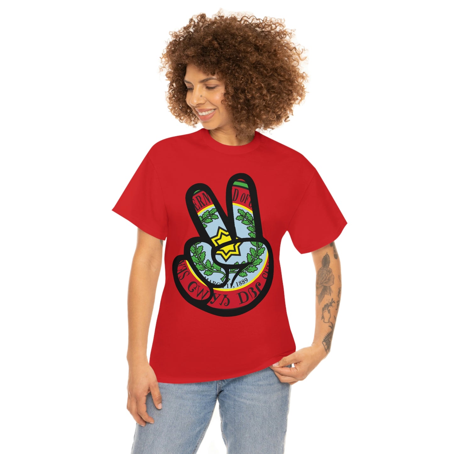 GWY Peace Unisex Heavy Cotton Tee