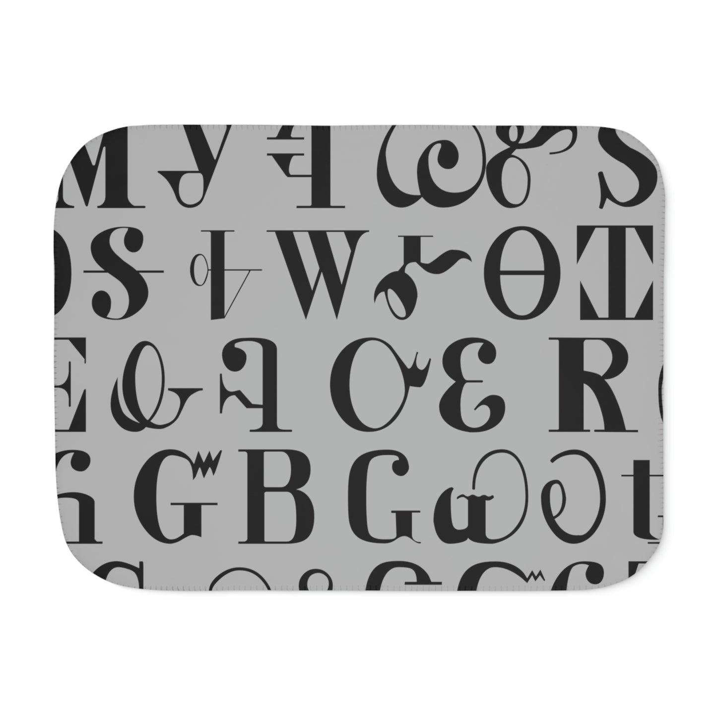 Syllabary Sherpa Blanket