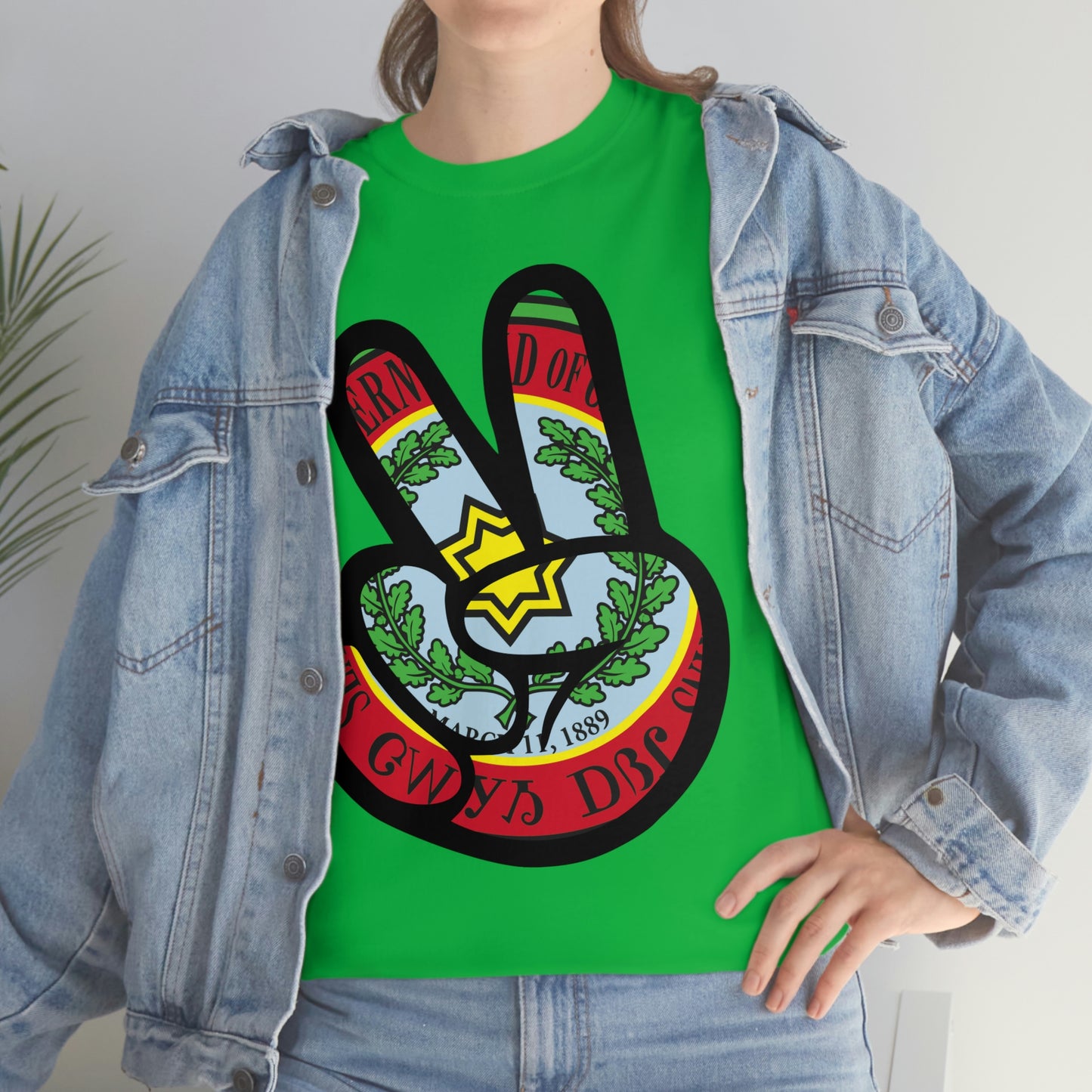 GWY Peace Unisex Heavy Cotton Tee