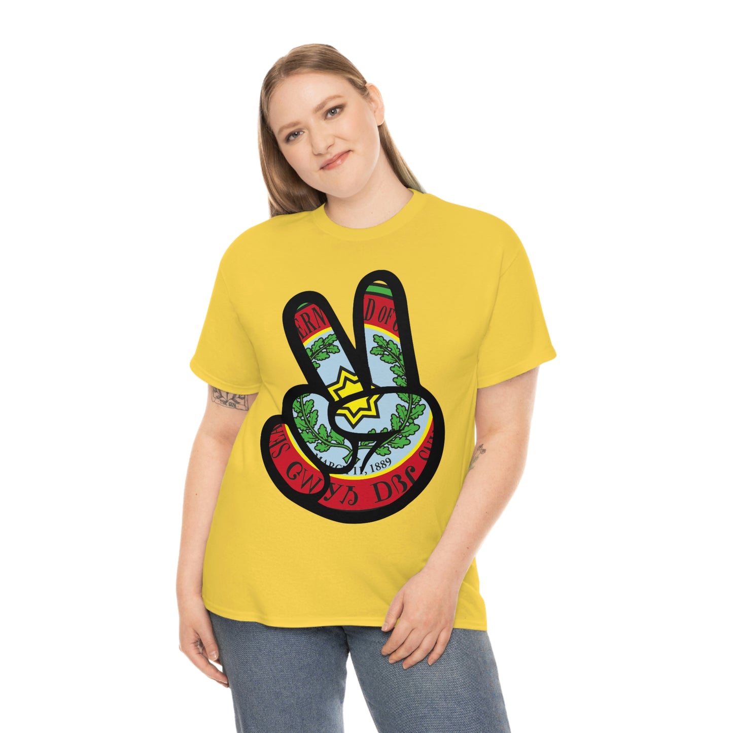 GWY Peace Unisex Heavy Cotton Tee