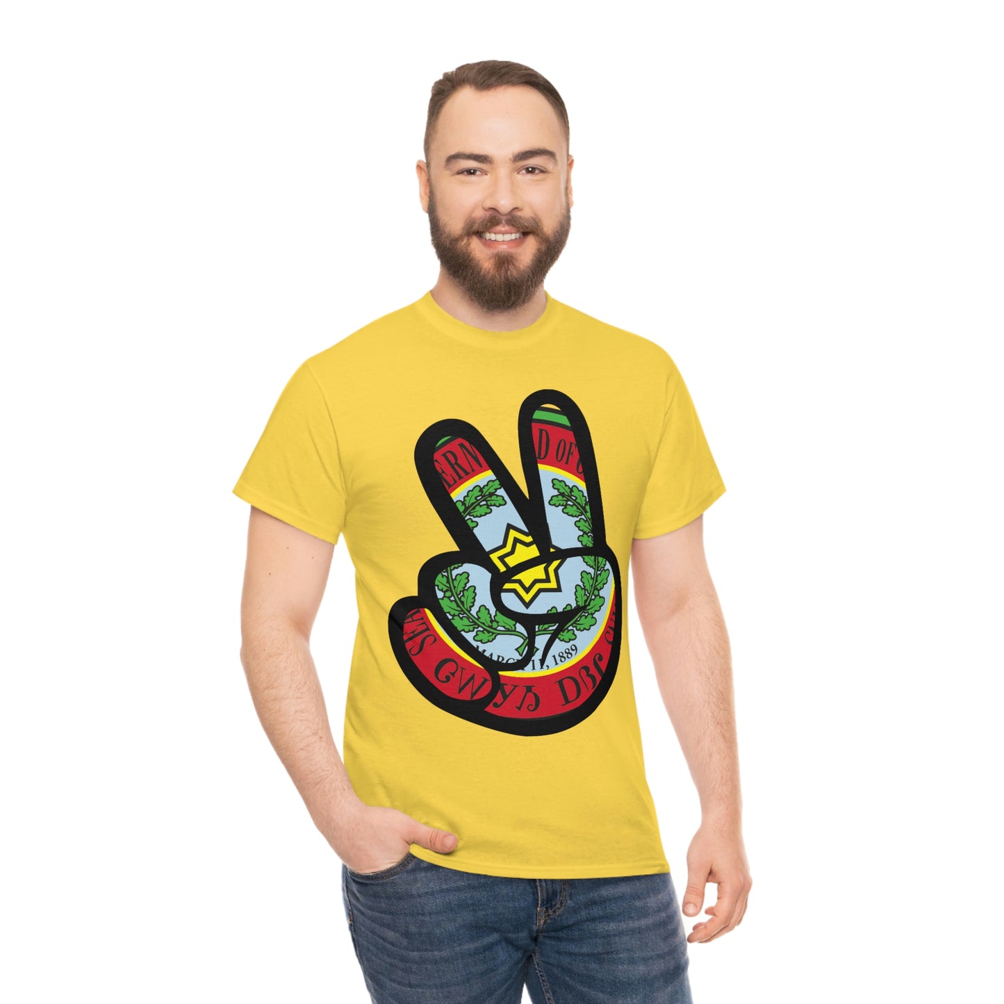GWY Peace Unisex Heavy Cotton Tee