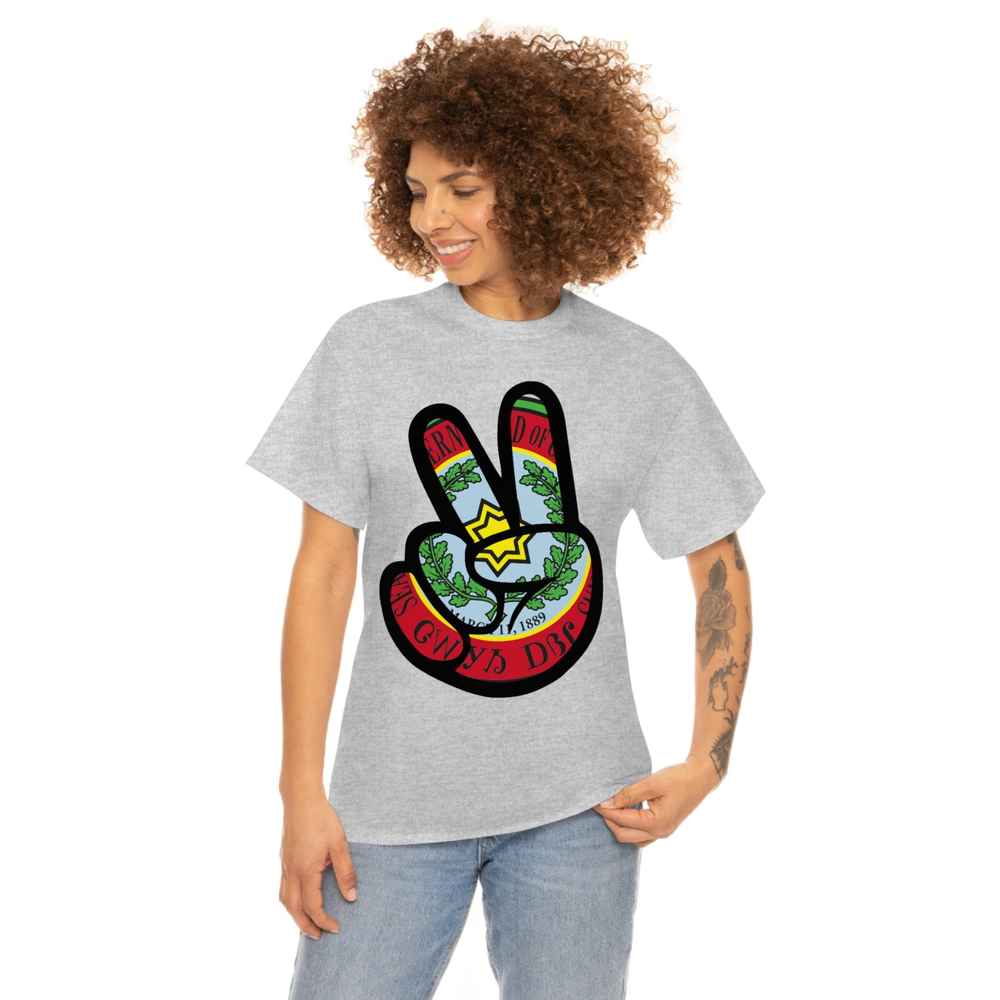 GWY Peace Unisex Heavy Cotton Tee