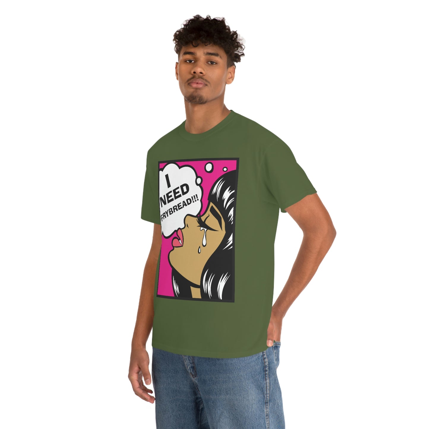 I Need Frybread Unisex Heavy Cotton Tee