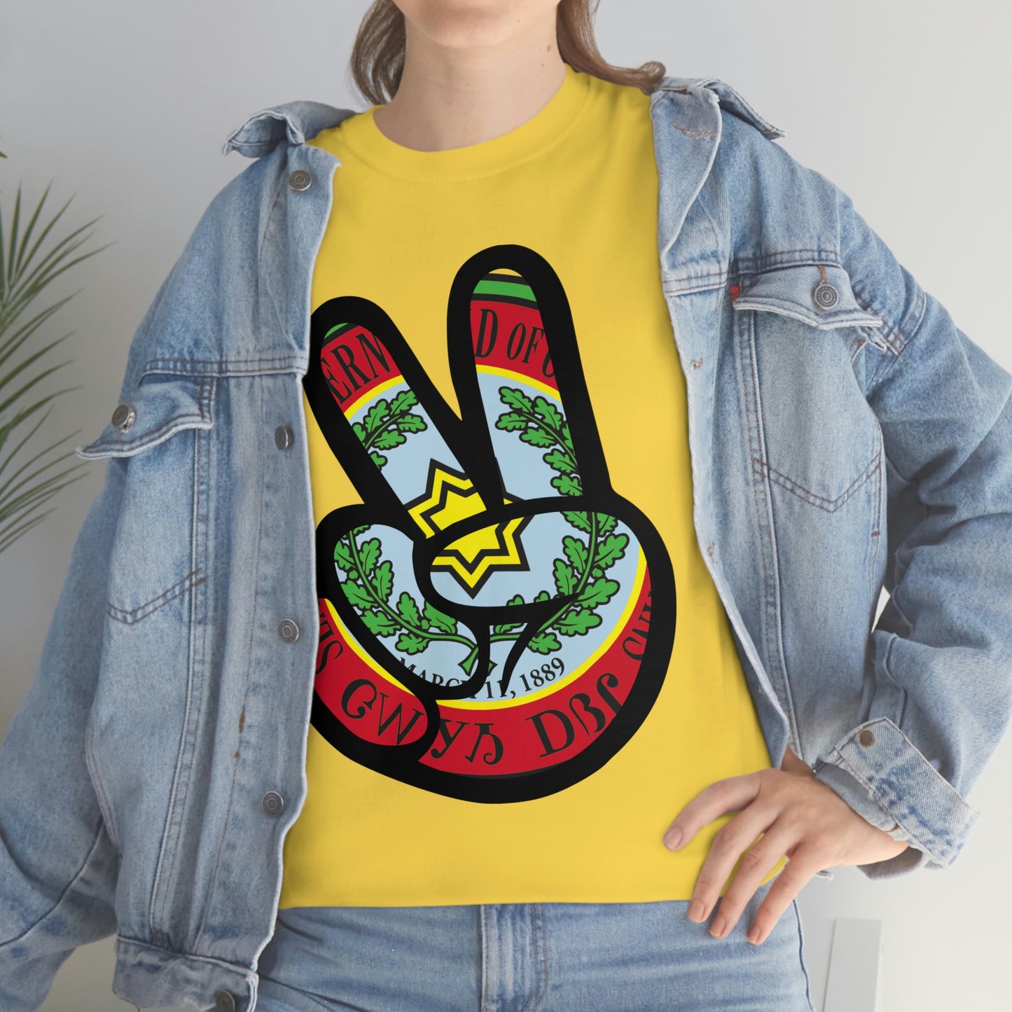 GWY Peace Unisex Heavy Cotton Tee