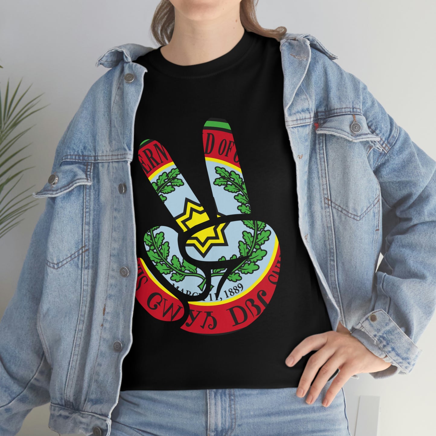 GWY Peace Unisex Heavy Cotton Tee