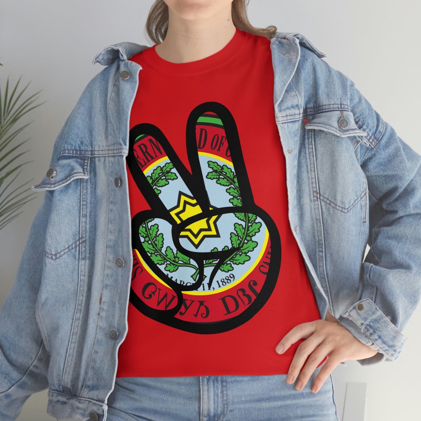 GWY Peace Unisex Heavy Cotton Tee