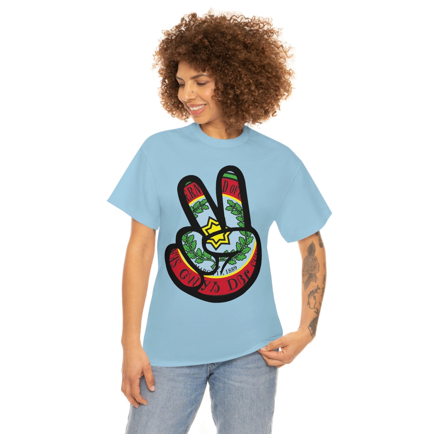 GWY Peace Unisex Heavy Cotton Tee