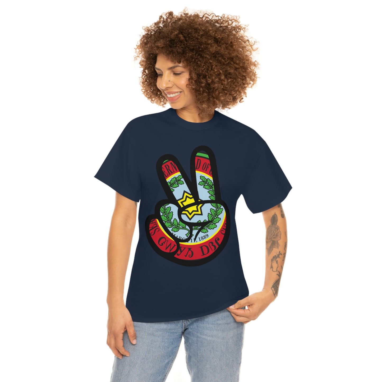 GWY Peace Unisex Heavy Cotton Tee