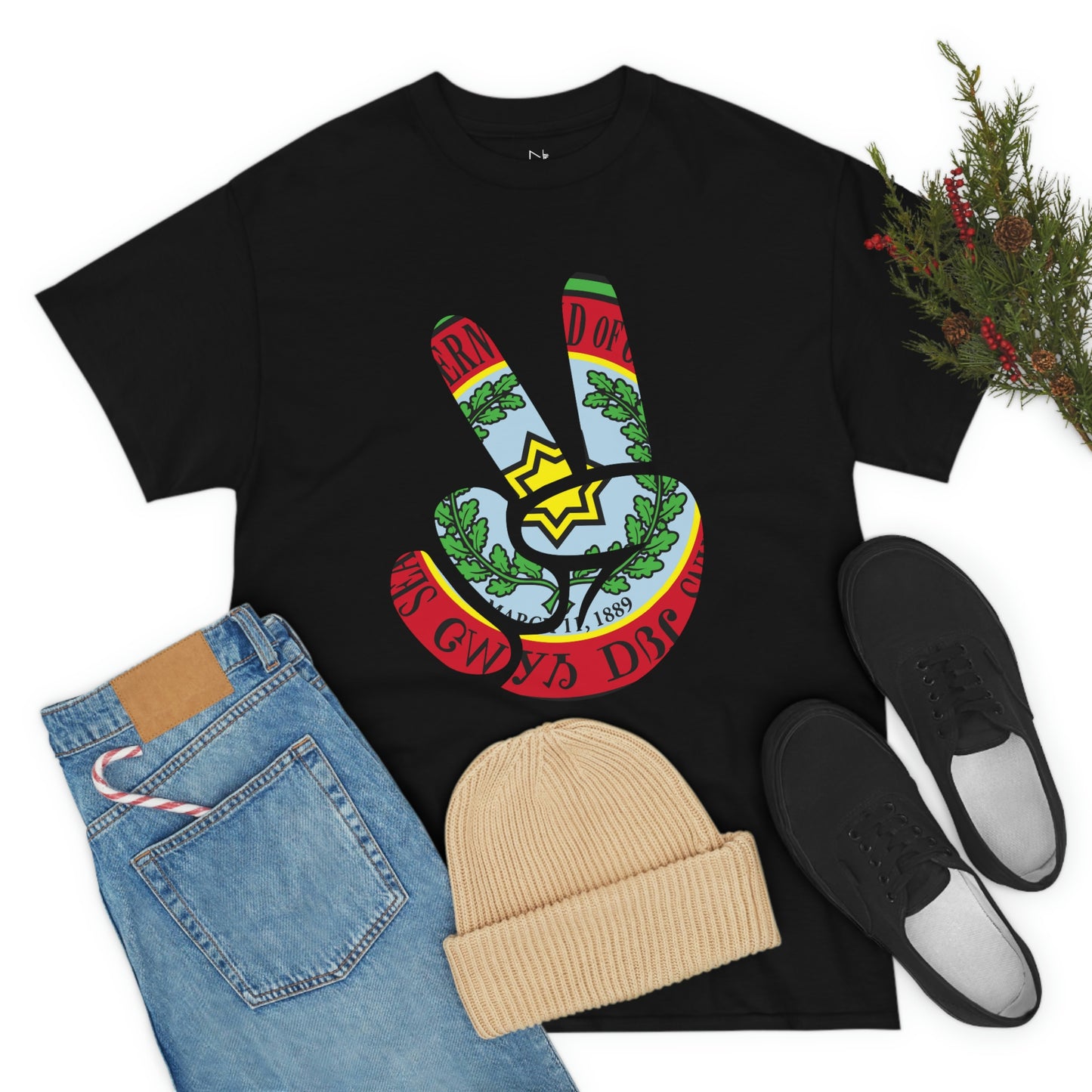 GWY Peace Unisex Heavy Cotton Tee