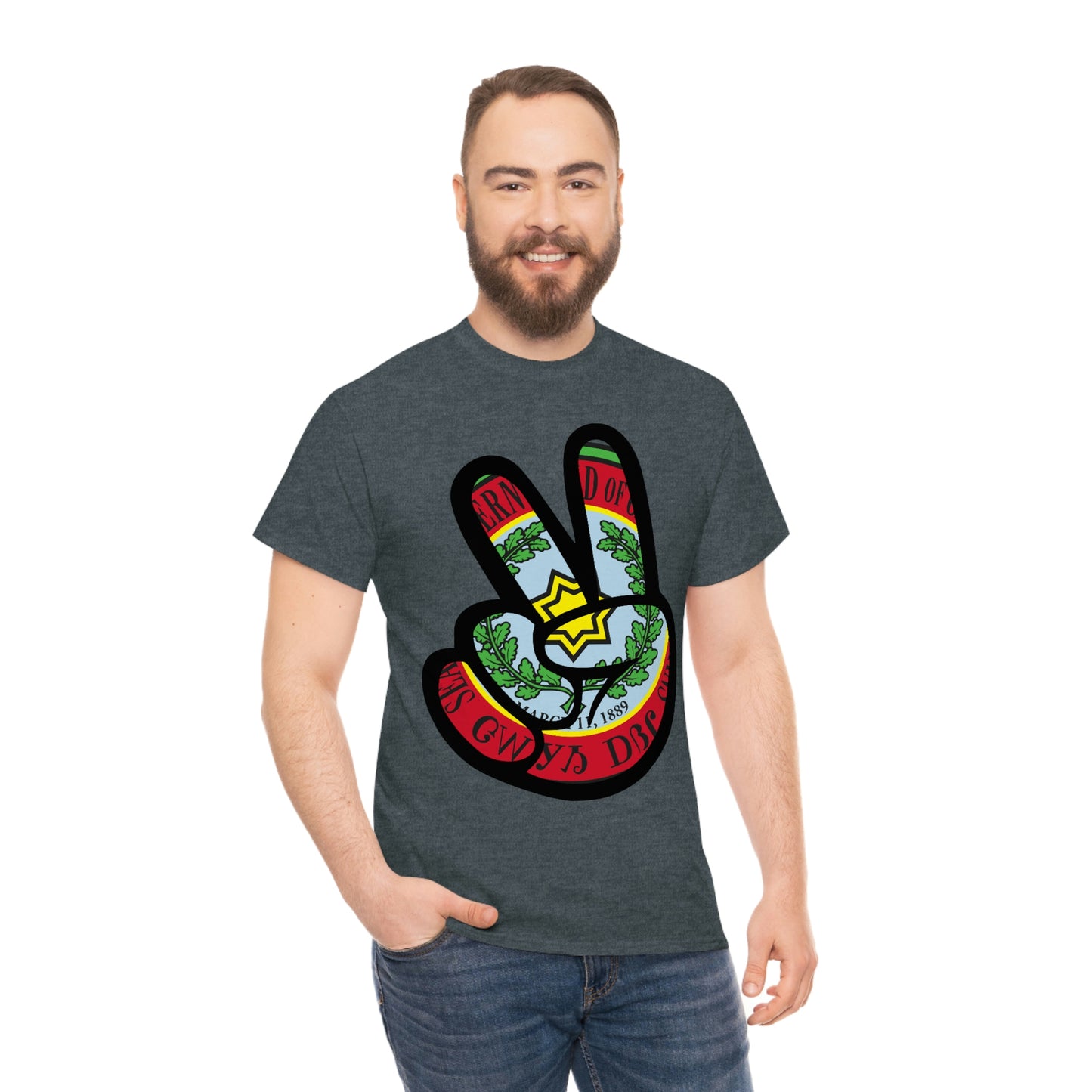 GWY Peace Unisex Heavy Cotton Tee