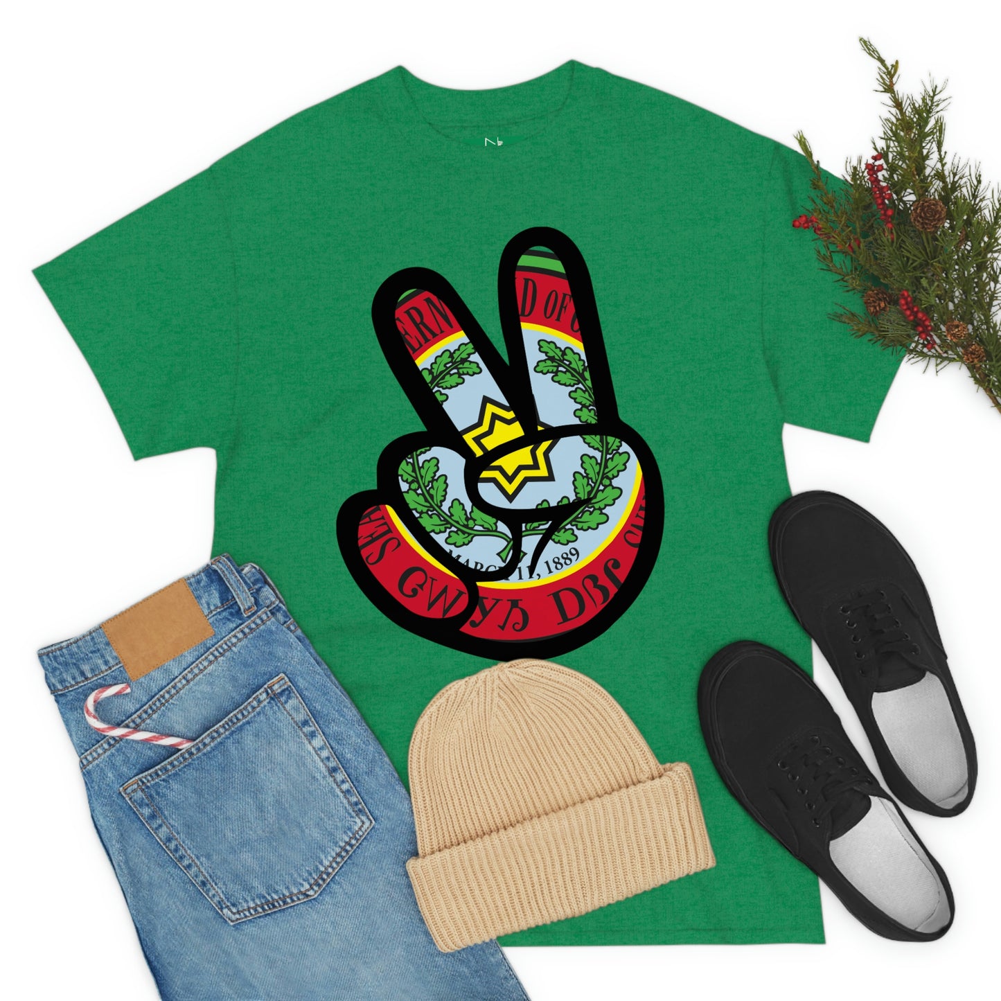 GWY Peace Unisex Heavy Cotton Tee