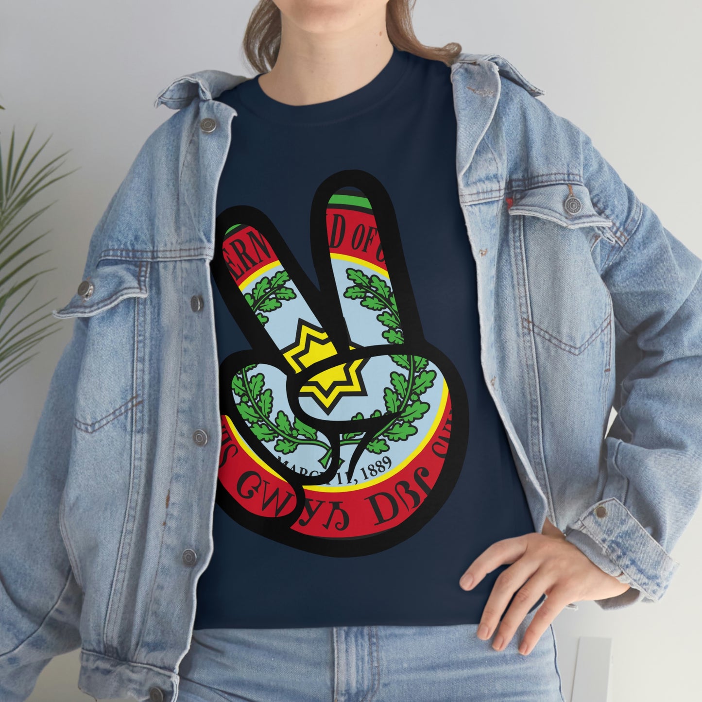 GWY Peace Unisex Heavy Cotton Tee
