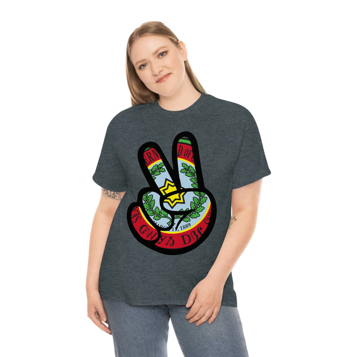 GWY Peace Unisex Heavy Cotton Tee