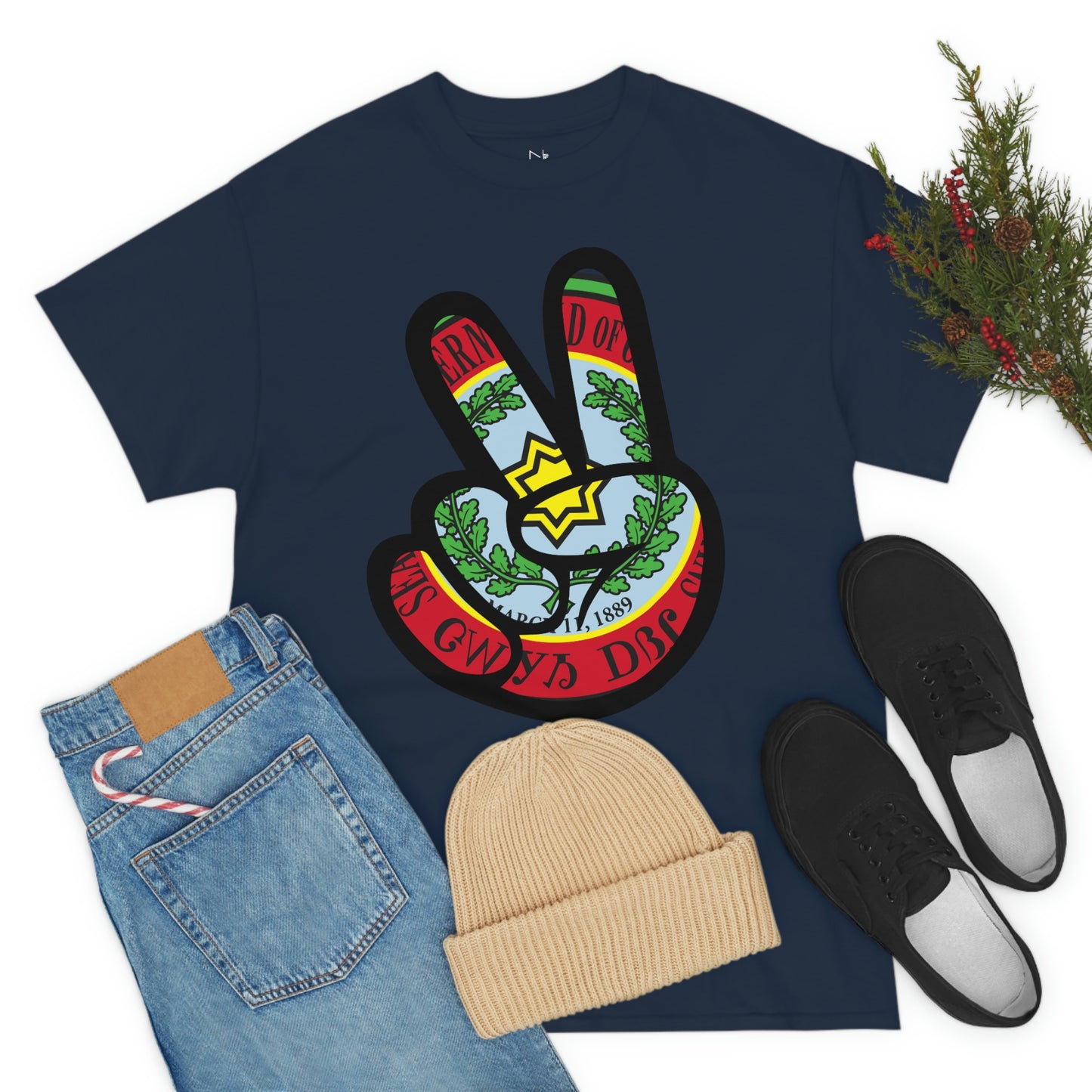 GWY Peace Unisex Heavy Cotton Tee