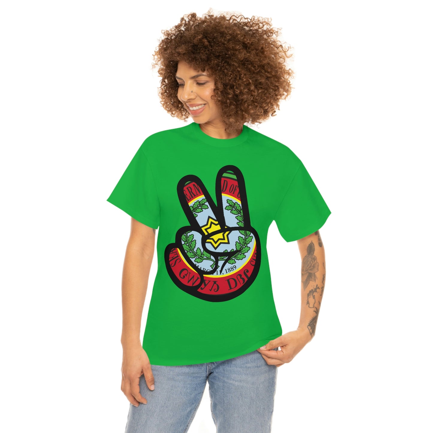 GWY Peace Unisex Heavy Cotton Tee