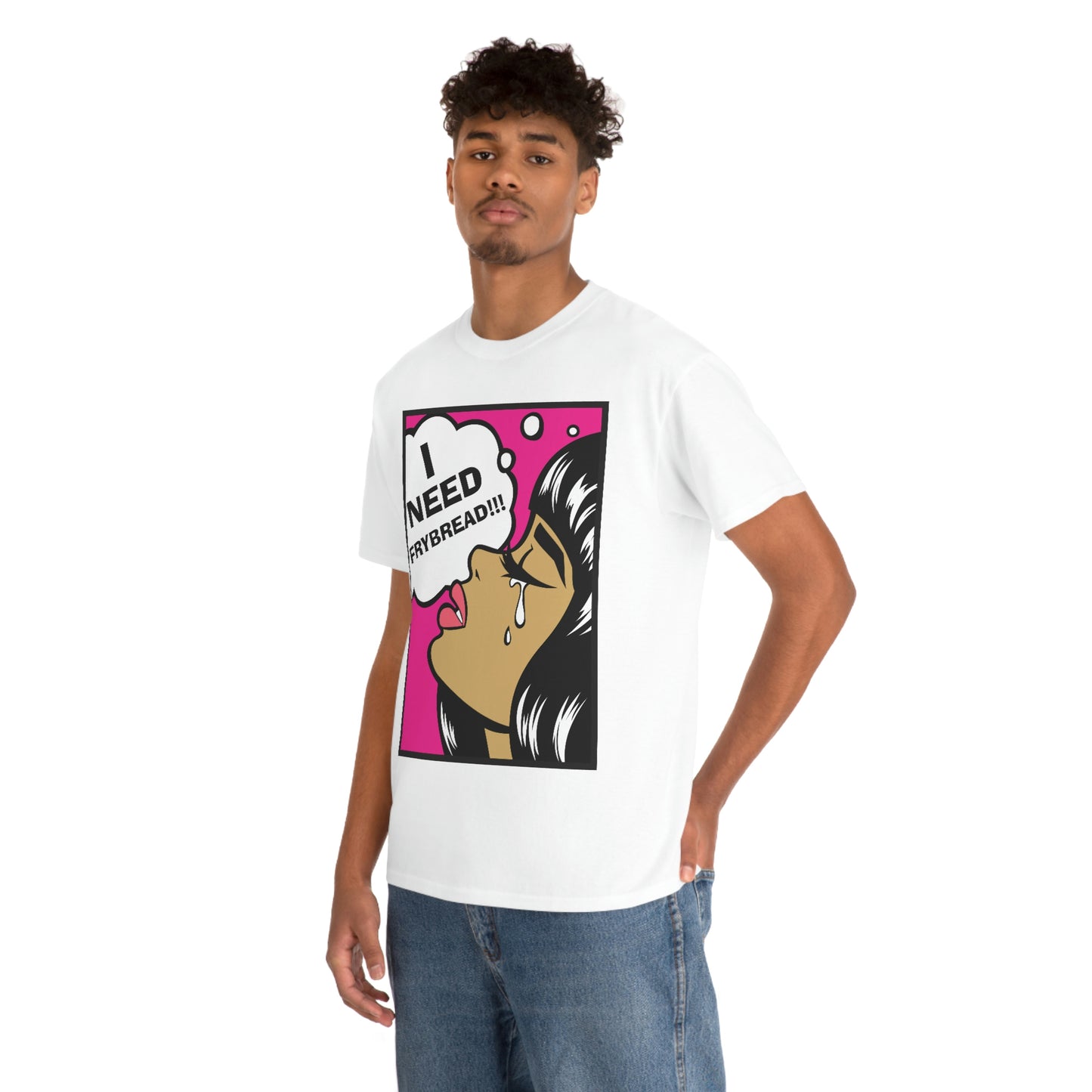 I Need Frybread Unisex Heavy Cotton Tee