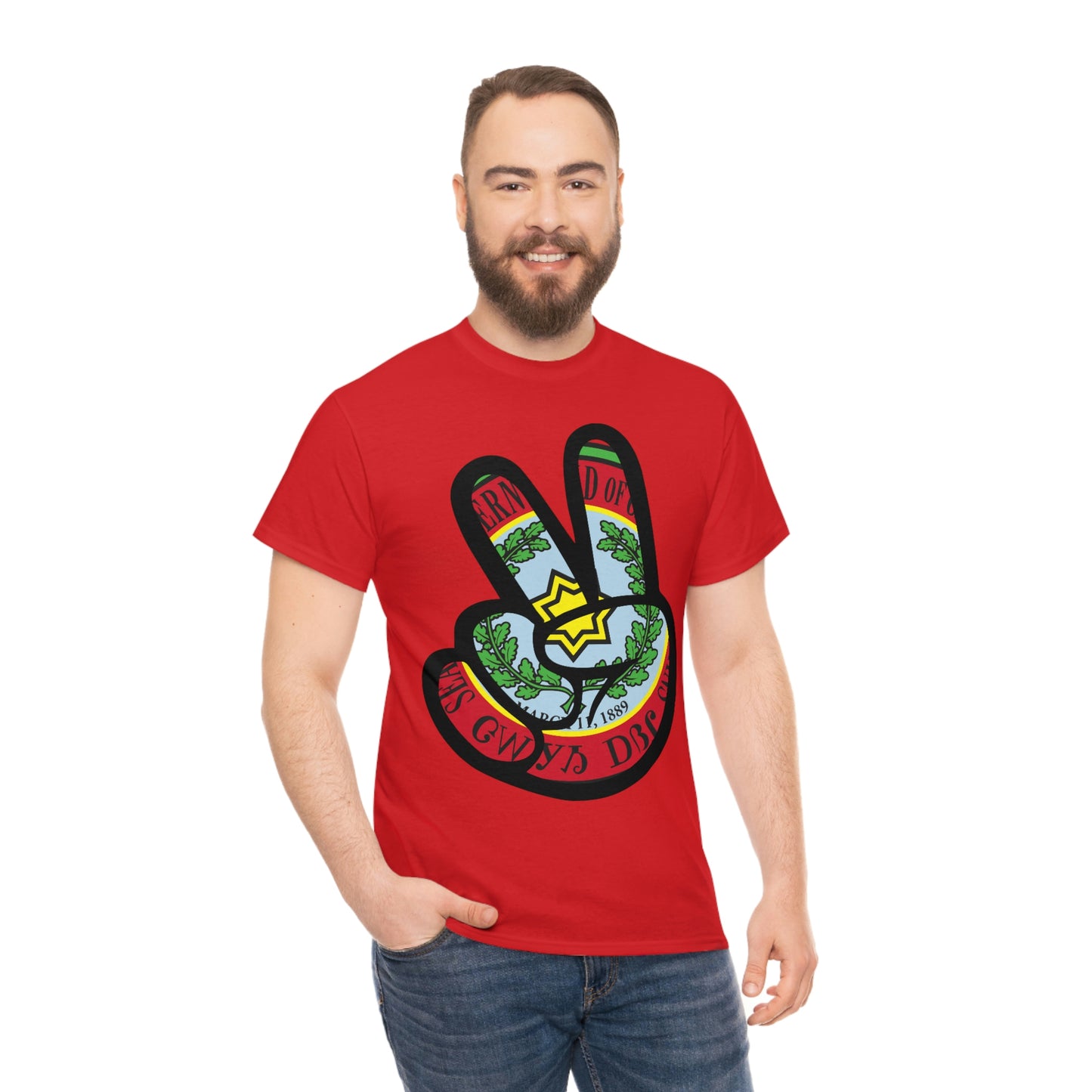 GWY Peace Unisex Heavy Cotton Tee