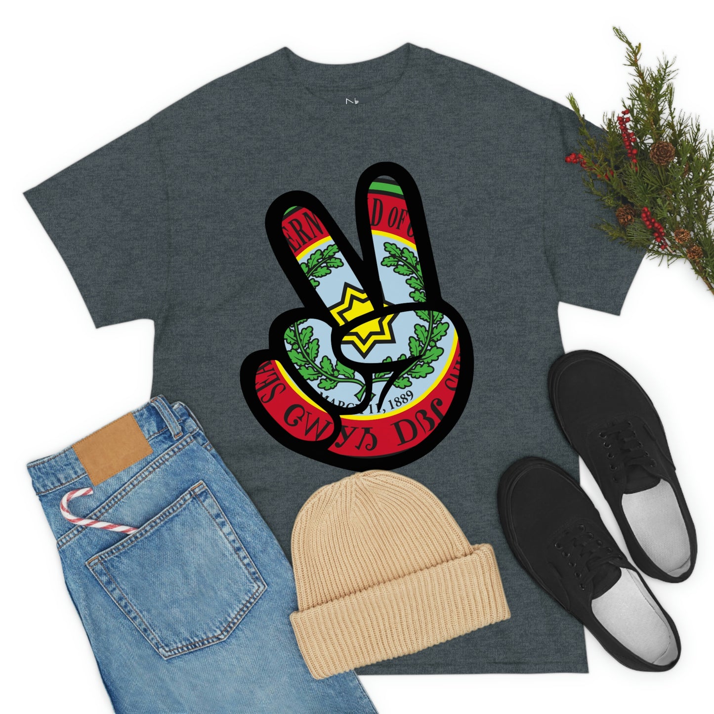 GWY Peace Unisex Heavy Cotton Tee